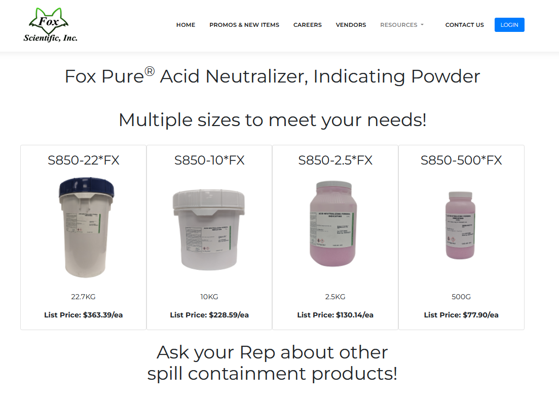 Fox Spill Kits